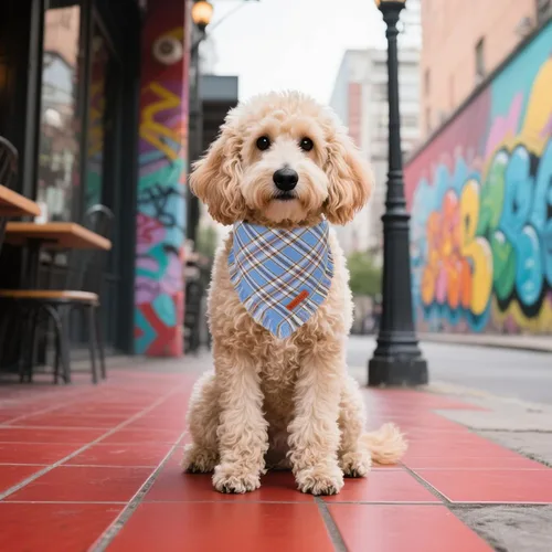 Vista 4 de ADOGGYGO Bandanas para Perros Macho con Bordes de Borlas, Elegante Bufanda a Cuadros Azul para Mascotas, Tela de Algodón Suave, Bandanas Reversibles