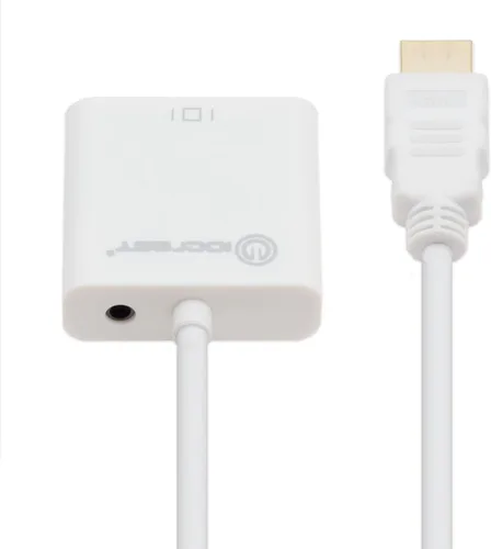 Vista 4 de IO Crest Adaptador activo de HDMI a VGA con soporte de audio a través de conector de 0.138 in (SY-ADA31044)
