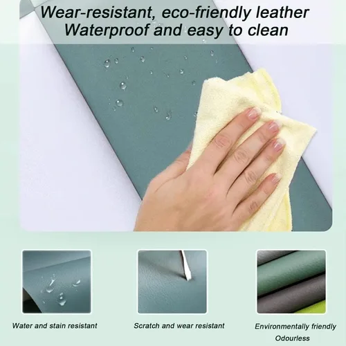 Vista 2 de Paneles tapizados para pared, cojín anticolisión, cabecera tapizada impermeable 3D, panel de protección contra lesiones