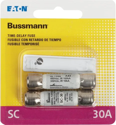 Vista 2 de Bussmann Fusible de retardo de tiempo enano de 30 A (paquete de 2) - 1 cada uno