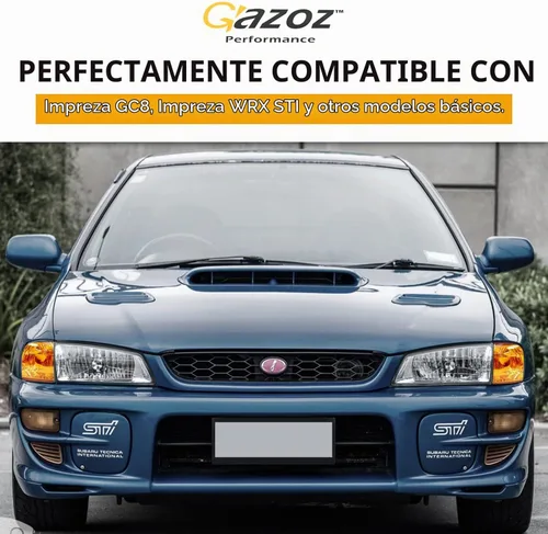 Vista 6 de Luces de esquina ámbar de cristal Lámparas W/E-Mark para 1992-2000 Subaru impreza Outback GC8 CC8A