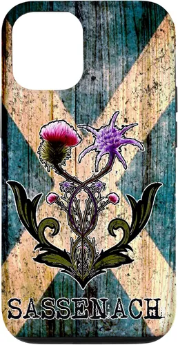 Vista 28 de Purple Thistle Flower Scottish Flag Scots Sassenach Vintage Case for iPhone 17
