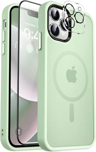 Vista 113 de MOCCA - Funda magnética resistente para iPhone XR de 6.1 pulgadas, compatible con MagSafe, funda con protección contra caídas de grado militar