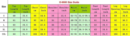 Vista 6 de O-will Mujeres O-cuello Puff manga suelta parte superior pierna ancha Casual Active Yoga Palazzo pantalones pantalones chándal conjunto 2pcs