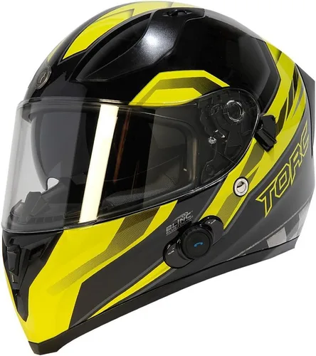 Vista 5 de Torc T-15B Casco de cara completa con Bluetooth Captain Shadow