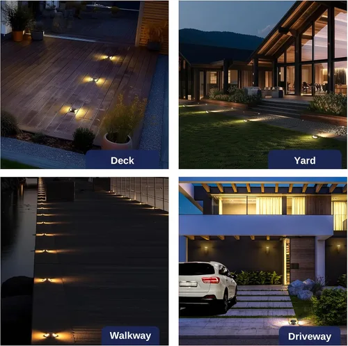 Vista 5 de Gardenreet - Luz de pozo en tierra - Latón 12V IP65 Iluminación de paisaje al aire libre, luz de torreta de bajo voltaje LED en grado, bronce