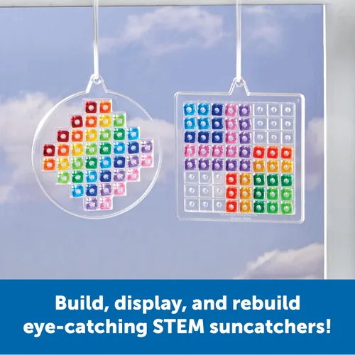 Vista 3 de Learning Resources STEM Explorers Suncatchers - 433 piezas, a partir de 5 años, ciencia para niños, juguetes de construcción, proyectos STEM