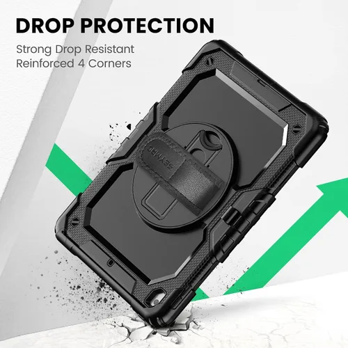 Vista 7 de SEYMAC Funda para iPad de 9ª/8ª/7ª Generación Estuche 10.2" 2021-2019, Funda Protectora de Cuerpo Completo Resistente a Prueba de Golpes de Servicio