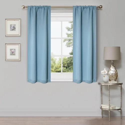 Vista 19 de Superior Cortinas Opacas, Oscurecimiento de Habitación, Dormitorio, Cortinas, Cocina, Acentos de Ventana de Sala de Estar, Bloqueo Solar, Térmico