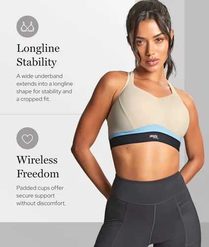 Vista 2 de Panache Sujetador deportivo de mujer de talla grande sin aros