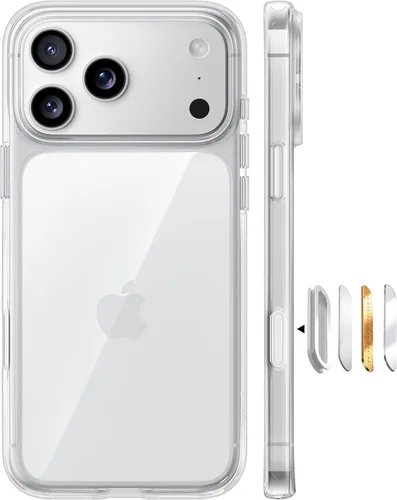 Vista 20 de TORRAS - Funda a prueba de golpes para iPhone SE 2022/iPhone SE 2020/iPhone 7, certificado de caída militar, parte trasera dura, semitransparente