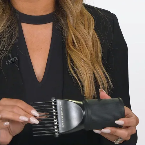 Vista 4 de StyleCraft Accesorio difusor profesional para secador de pelo, se adapta a la mayoría de secadores de pelo