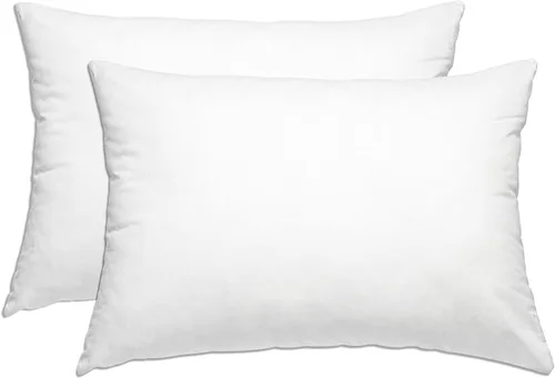Vista 2 de Paquete de 2, 100 % algodón, 250 hilos, protectores de almohada con cremallera.