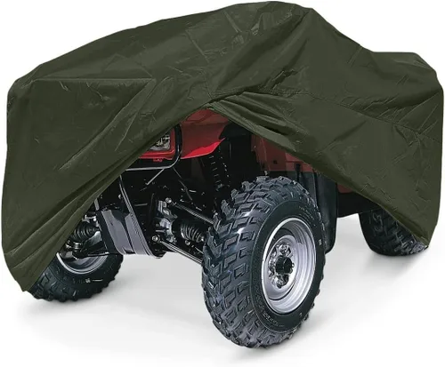 Vista 10 de EliteShield Cubierta ligera para ATV, cubierta cuadra resistente al clima, cubierta para cuatro ruedas resistente al agua y al viento, cubierta