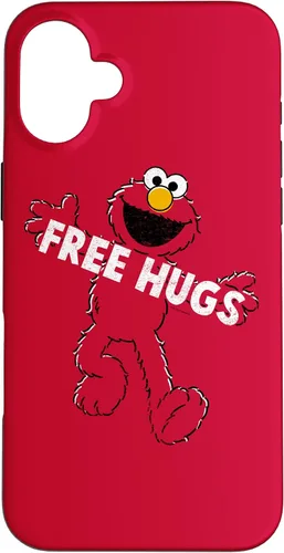 Vista 21 de Funda para iPhone 16 Sesame Street Elmo Free Hugs