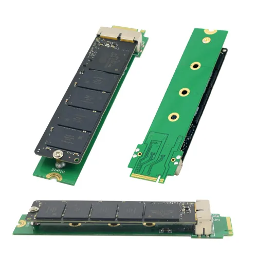 Vista 7 de xiwai PCI Express M.2 NGFF M-Key PCI-E 4X a 12Pin+16Pin Contactos SSD Contactos Tarjeta de conversión para 2013 2014 2015 2016 2017 A1493 A1502