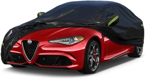 Vista 110 de Kaugung Funda para Coche de Ajuste Personalizado BMW Serie 3 E30 (1982-1994), 7 Capas Resistente al Viento Todo Clima Impermeable Cubierta Exterior