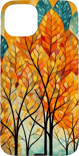 Vista 11 de Fall Theme & Autumn Leaves & Colorful Trees, Fall Colors Case for iPhone 16