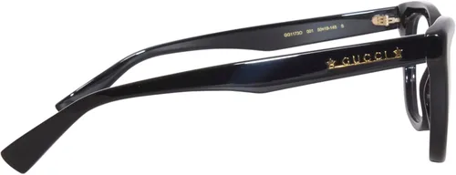 Vista 3 de Gucci GG1173O 001 Negro Cat-eye Gafas de mujer, NegroOro-logo-001