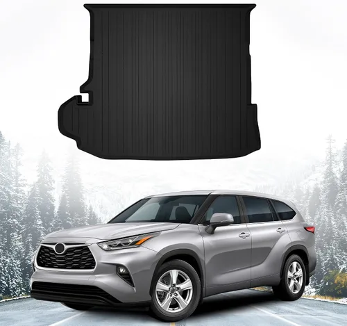 Vista 2 de Forro de carga prémium para Toyota Highlander SUV 2020-2026 – 100% de protección, alfombrilla de maletero de automóvil de ajuste personalizado