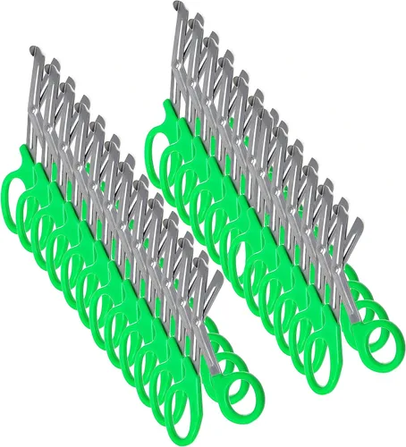 Vista 5 de Juego de 24 tijeras paramédicas EMT de 7.25 pulgadas, hechas de acero inoxidable de alta calidad, regalo ideal para EMT, enfermeras, médicos