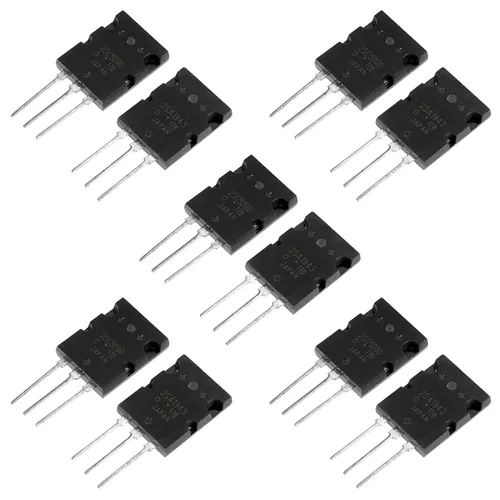 Vista 2 de Kit de transistor 2SC5200, 5 × y 5 × 2SC5200 transistor de potencia NPN transistor electrónico amplificador de potencia amplificador transistor
