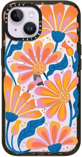 Vista 146 de CASETiFY Impact - Funda para iPhone 13 [protección contra caídas de 6.6 pies/compatible con Magsafe] Black Kingsnake, color negro transparente