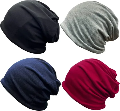 Vista 19 de JarseHera Gorro holgado de mujer con encaje de algodón, gorros para quimioterapia, gorros para el cáncer, turbante