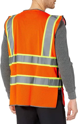 Vista 2 de Caterpillar Chaleco de seguridad para hombre de 5 puntos