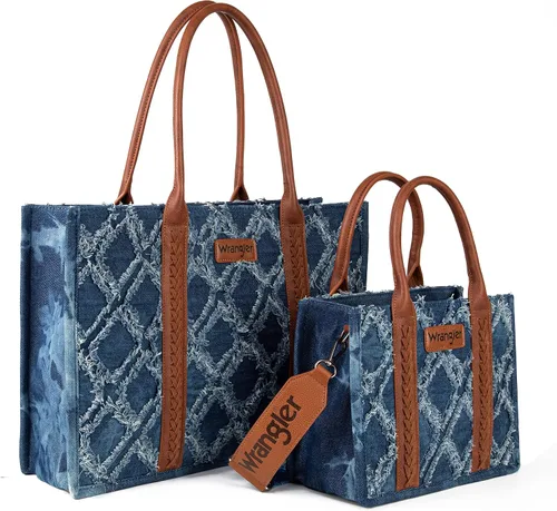 Vista 7 de Wrangler - Bolso de mano estilo occidental para mujer, bolsos aztecas bohemios