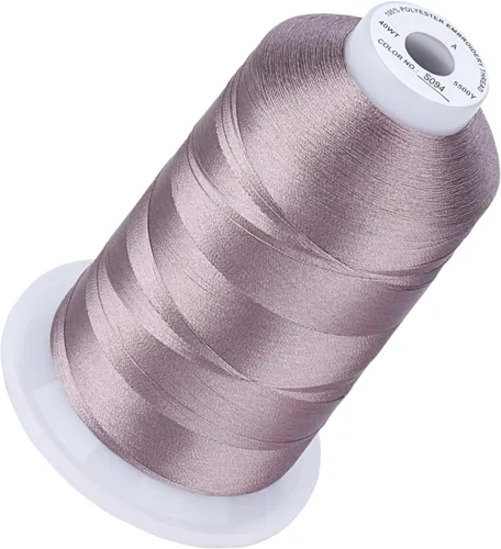 Vista 99 de Simthread 5500 yardas de hilo de bordar, 5000M de alto rendimiento 40WT 100% hilo de poliéster – 170+ colores vívidos, clasificado de alta velocidad