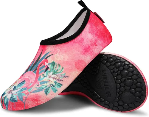 Vista 3 de VIFUUR - Zapatos para deportes acuáticos, calcetines acuáticos, de secado rápido, para yoga, con sensación de andar descalzo, sin cordones