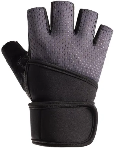 Vista 2 de Guantes de entrenamiento completos, guantes unisex con protección completa transpirable de la palma – duraderos, ajuste ajustable para mejora