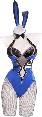 Vista 2 de Vibsion Disfraz de cosplay para mujer Genshin Conjunto completo