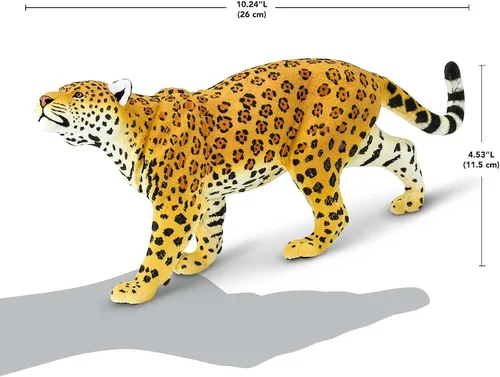 Vista 3 de Safari Ltd. Figura de Jaguar – Figura detallada de plástico de 10.25 pulgadas – Divertido juguete educativo para niños, niñas y niños a partir de 1