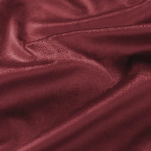 Vista 5 de Cortinas opacas plisadas de terciopelo rojo con ganchos, cortinas de Navidad para sala de estar, cortinas Rojas de Navidad para sala, cortinas