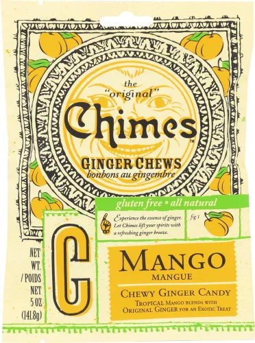 Vista 7 de Paquete de 6 masticables de mango y jengibre de 1.5 onzas
