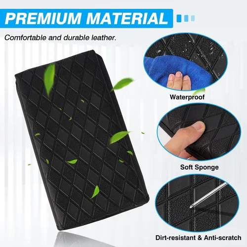 Vista 6 de FIILINES Funda de consola central para Toyota 4Runner 2010-2024, funda para reposabrazos, cojín de 4 accesorios, funda para reposabrazos