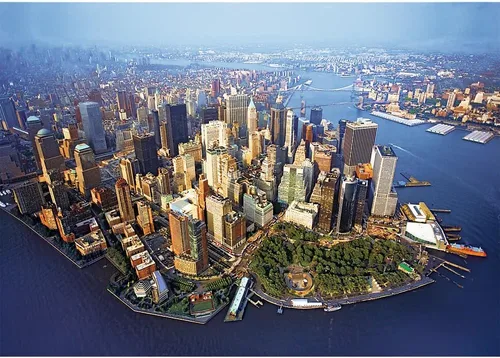 Vista 2 de Trefl New York - Rompecabezas de 1000 piezas con impresión roja de 27 x 19 pulgadas, rompecabezas de bricolaje, diversión creativa, rompecabezas