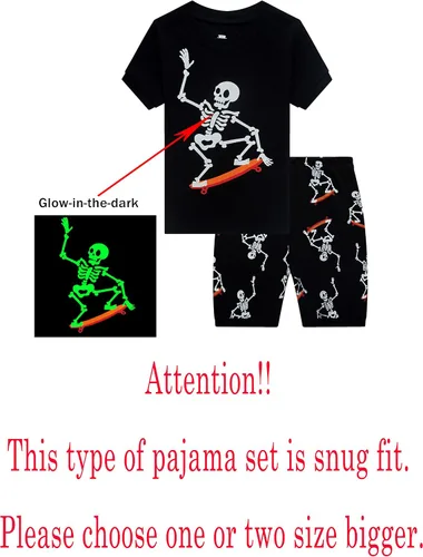 Vista 2 de Family Feeling Boys Summer Pajamas Sets Short Sets
