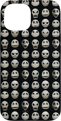 Vista 6 de Funda negra para iPhone 13 Pro Max Disney The Nightmare Before Christmas Jack Expressions