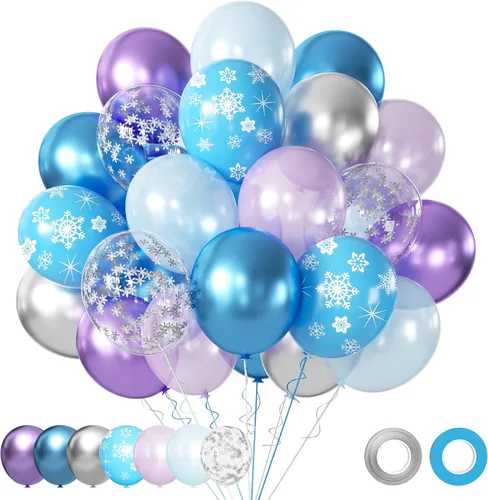 Vista 10 de Globos negros y dorados, 50 globos de confeti negro y dorado de 12 pulgadas, decoraciones de fiesta para cumpleaños, graduación, Año Nuevo, boda