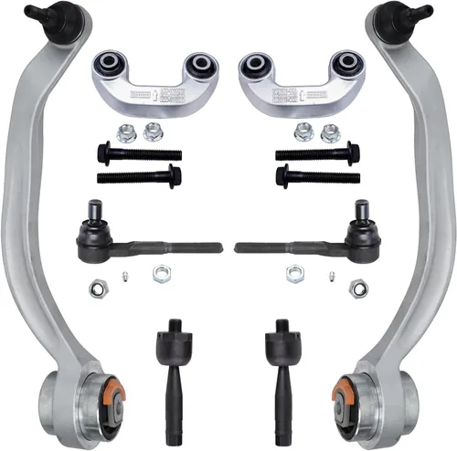 Vista 9 de Detroit Axle - Kit de brazos de control de extremo de 8 piezas para Toyota 2001-2003 Highlander 2002-2003 Camry Lexus ES300, 2 conjuntos de brazos