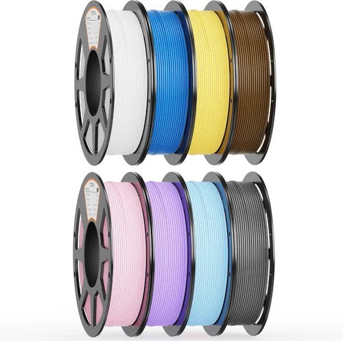 Vista 36 de Paquete de filamento PLA de 0.069 pulgadas, 8 colores vibrantes, apto para Pla Bundle-250gx8-112020006