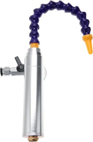 Vista 2 de Mini pistola de aire frío Vortex de 6.299 in Máquina de flujo de aire de enfriamiento seco con tubo flexible para cabezal de máquina