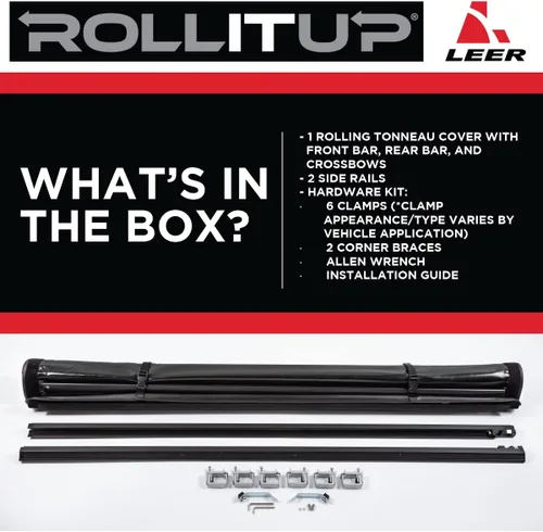 Vista 4 de LEER ROLLITUP Compatible con GM Chevy Silverado/GMC Sierra 2019-2023 con caja de 78 pulgadas Cubierta Tonneau suave enrollable 4R301 Perfil