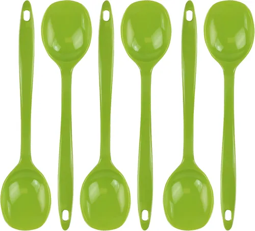 Vista 37 de Reston Lloyd Cuchara de cocina para servir, untar, mezclar, resistente al calor, sin BPA, melamina de 11 pulgadas, utensilio con mango ergonómico