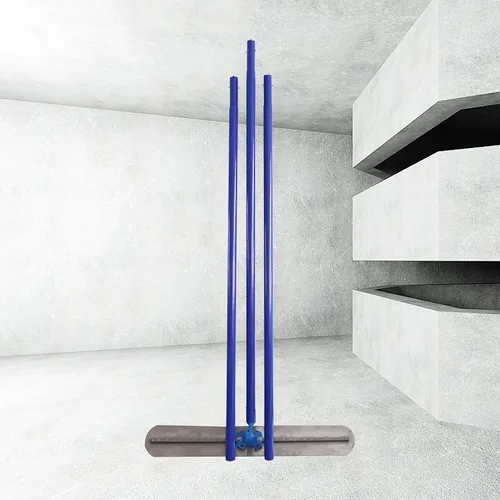 Vista 9 de Herramienta de paleta de hormigón Bull Float Kit de herramientas de paleta de hormigón 70.87 pulgadas Conector de mango de aleación de aluminio
