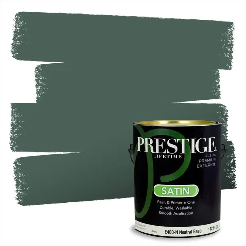 Vista 243 de Prestige Paints - 2 en 1, pintura base y pintura de exterior, E100-N-735BM