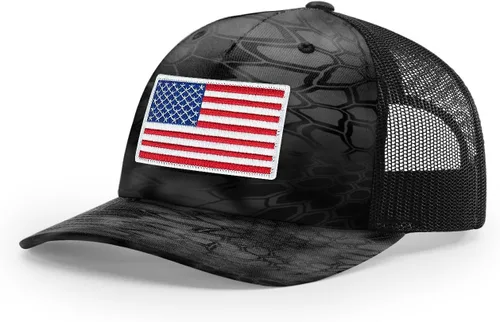 Vista 147 de Joe's USA Richardson 112 - Gorras de camionero con parche gráfico personalizado - Gorras estructuradas de cinco y seis paneles Richardson Premium